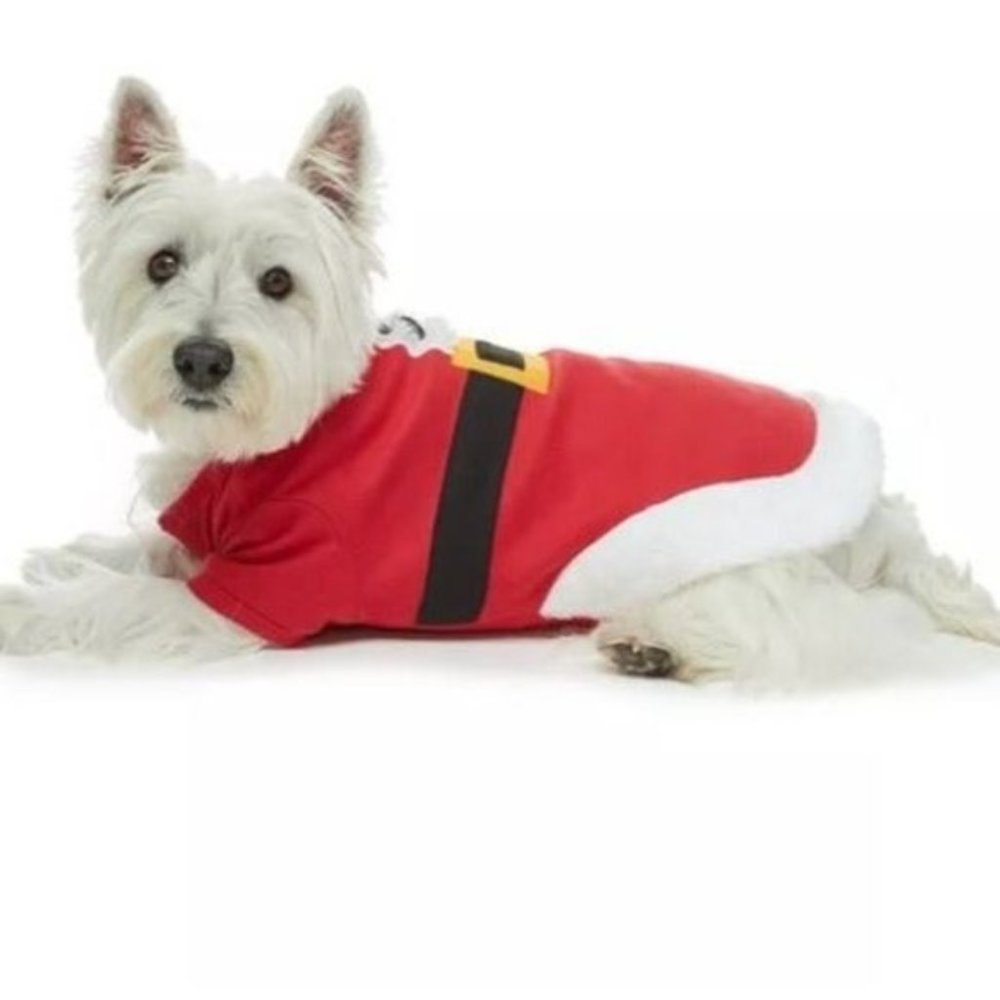 Pet Jammies Santa Bodysuit by Cuddl Duds Size M/L